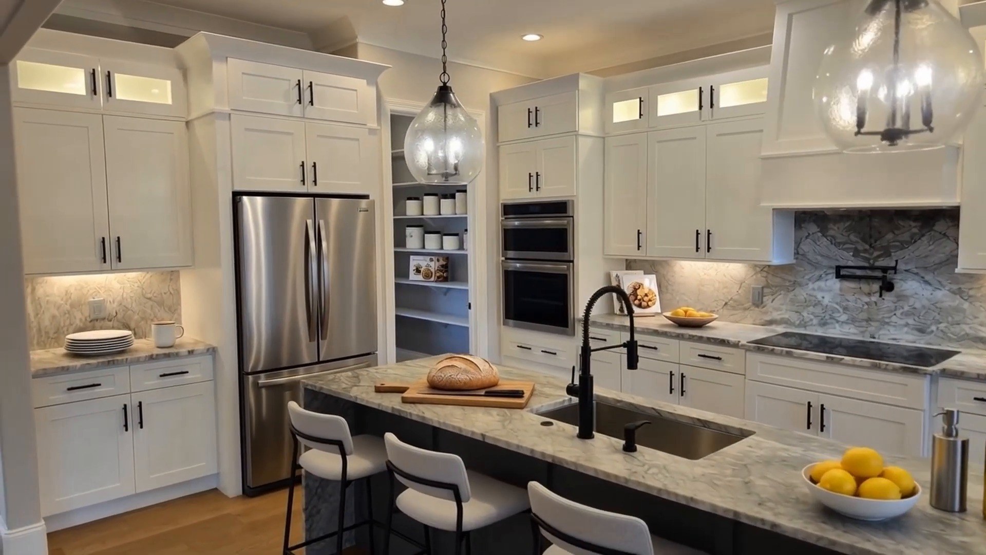 Bright White Kitchens